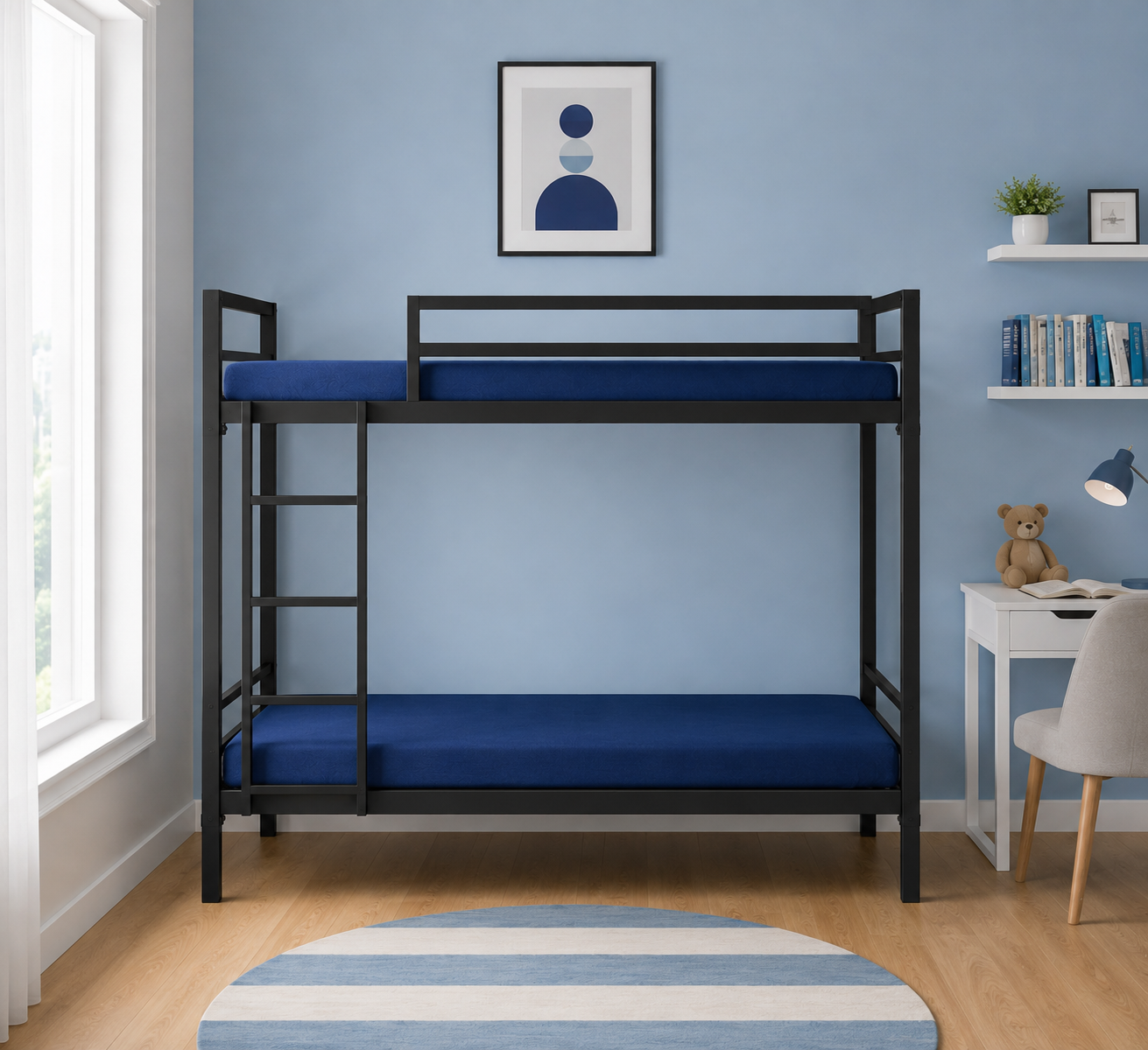 Metal Bunk Bed Without Mattress - Image 2