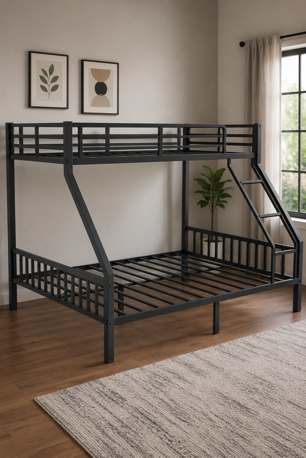 Metal Bunk Bed Without Mattress - Image 4