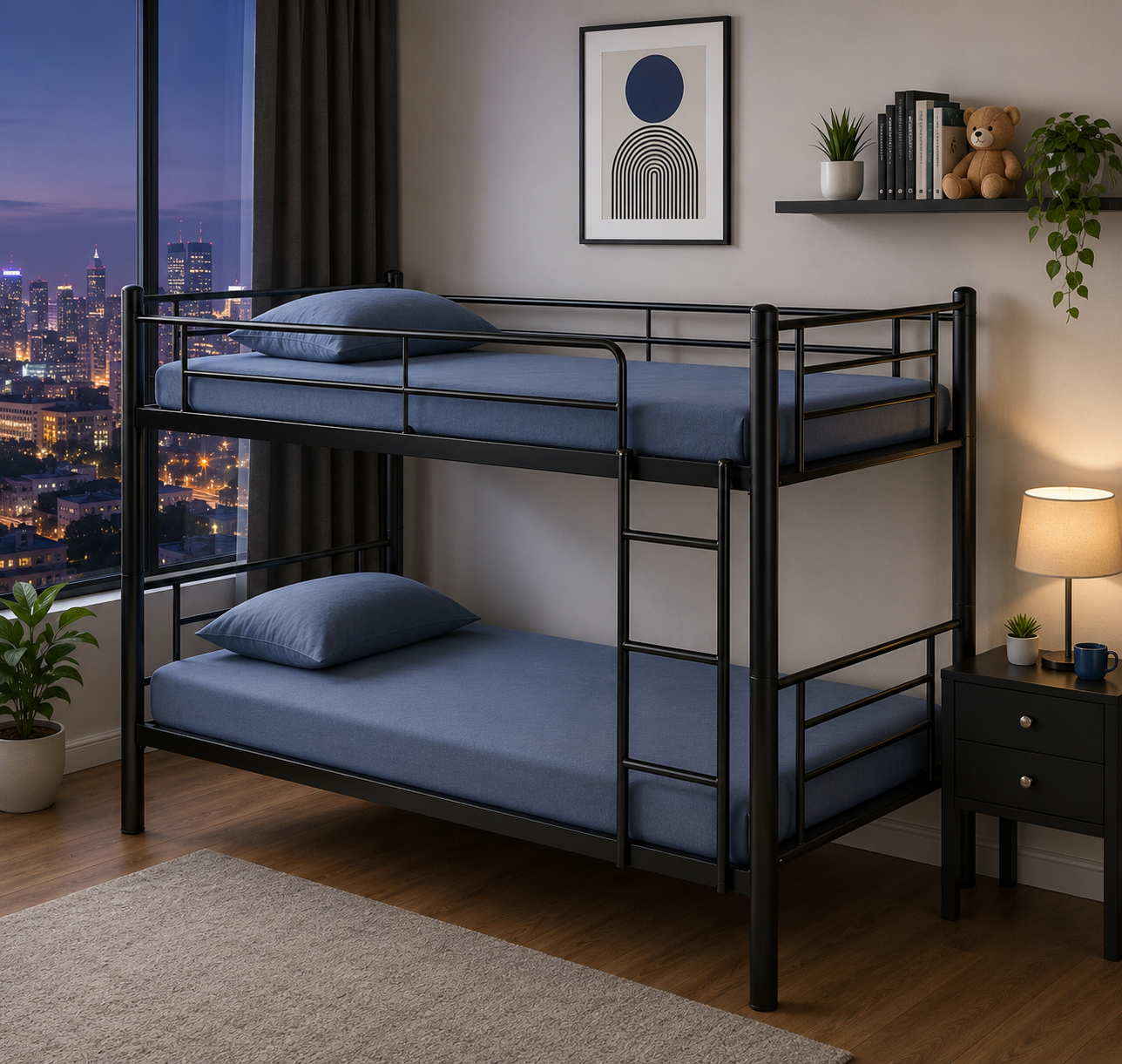 Metal Bunk Bed Without Mattress - Image 3